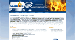 Desktop Screenshot of aldeos.cz